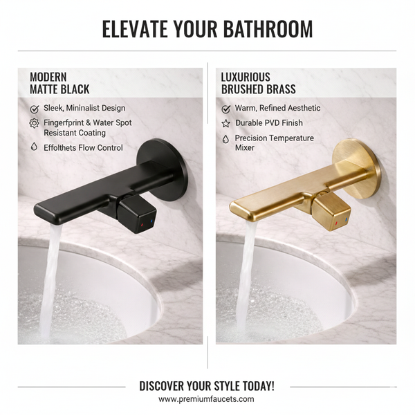 BASSINO MAVEN Concealed Hot & Cold Mixer Basin Faucet | 3 Years Warranty Black