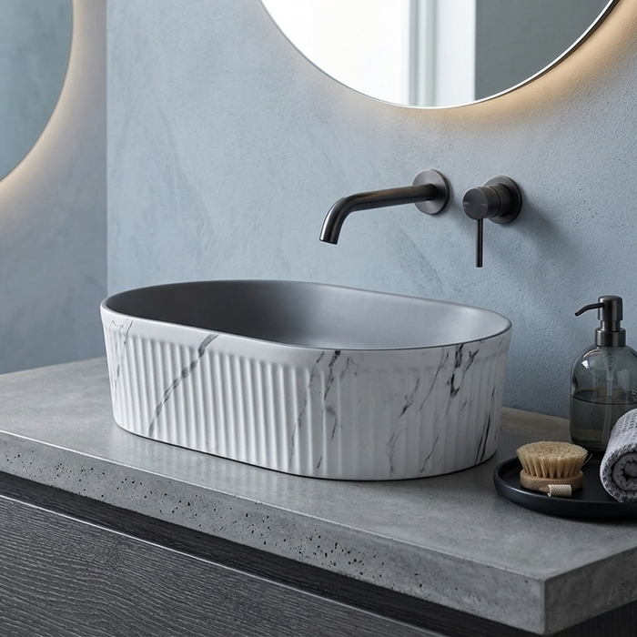 Premium Designer Table top Wash Basin (19x13x5.25 In)