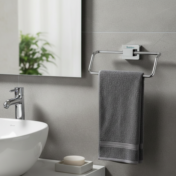 Bassino Stainless Steel Nepkin Ring/Bathroom Soap Holder/Soap Stand/Soap Dish Bathroom Accessories (Chrome Finish) (NEPKIN Ring) – Made in India