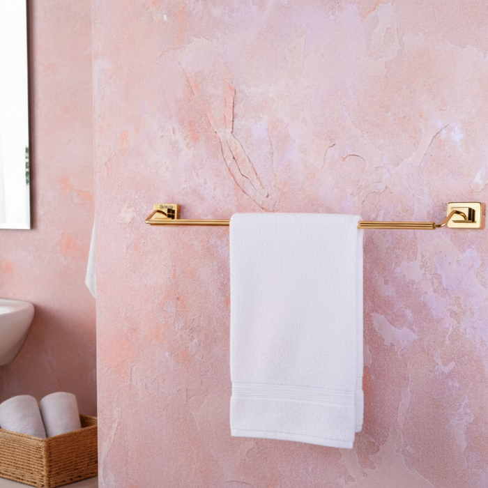 Bassino Stainless Steel Bathroom Soap Holder/Soap Stand/Soap Dish for Batroom/Bathroom Accessories (Rose Gold Finish) (Towel Rod) – Made in India