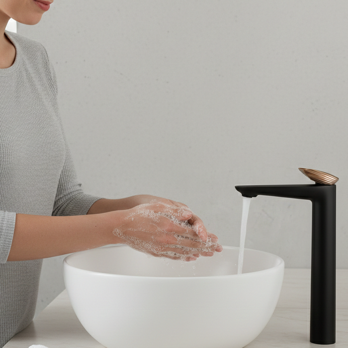 Bassino Tall Basin Mixer Faucet– Contemporary Premium Style 5 Years Warranty