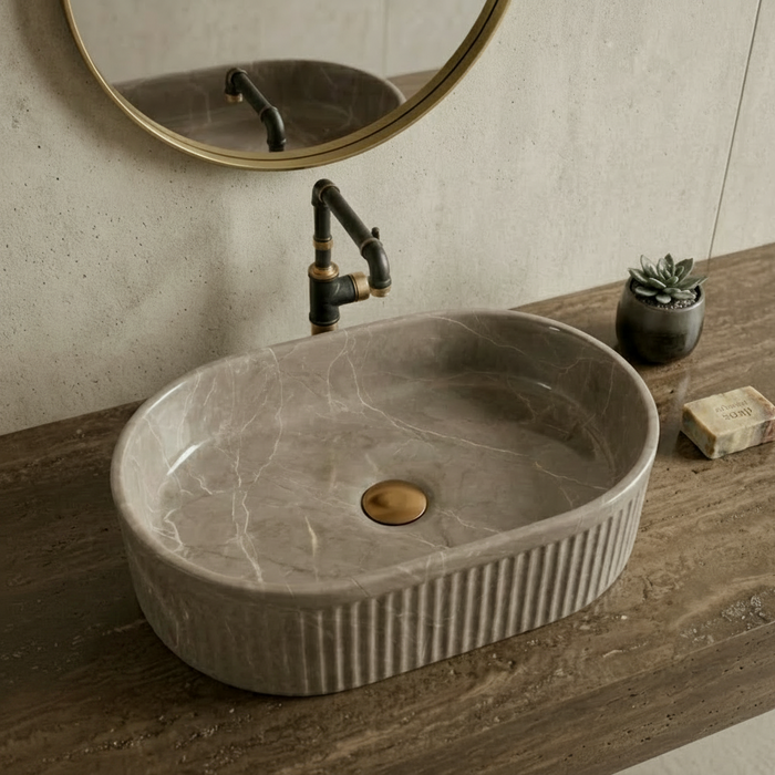 Premium Designer Table top Wash Basin (19x13x5.25 In)