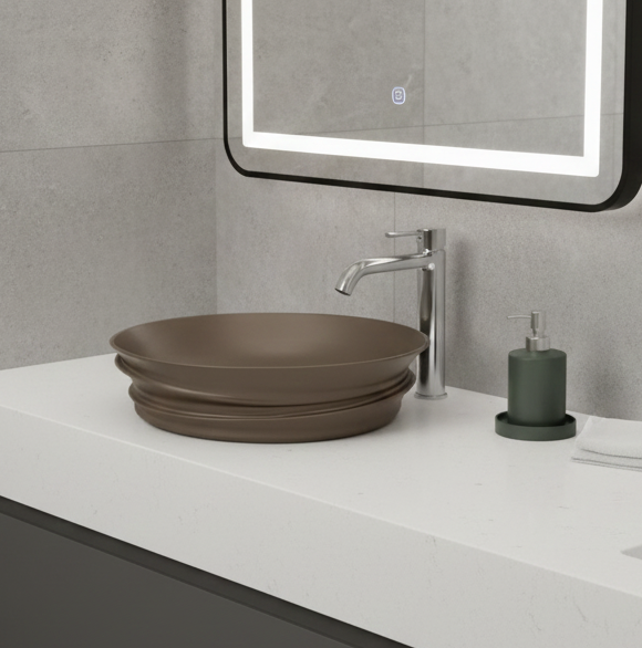 Premium Designer Table top/Counter top Wash Basin/Vessel sink (20x14x6 In) BTT-1908