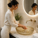Glass Gold Table Top Wash Basin 5