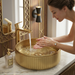 Gold Round Stainless Steel Wash Basin 5