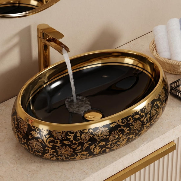 Premium Designer Table top/Counter top Wash Basin/Vessel sink (24x16x6 In)BTT-1003