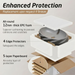 Grey Terrazzo Matt Oval Countertop Packaging