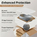 Grey Terrazzo Matt Sculpted Oval Basin Packaging