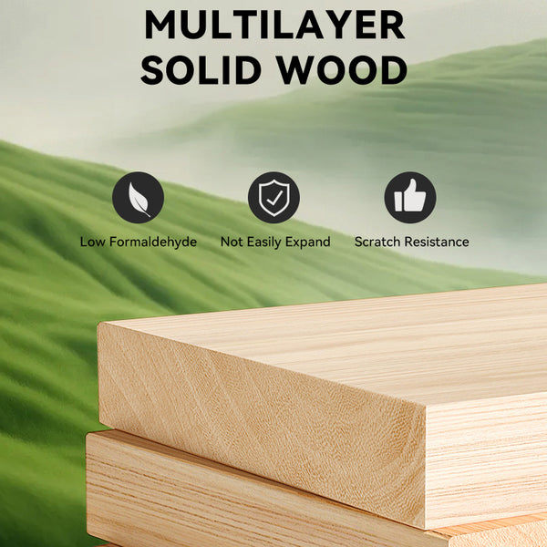 Premium Plywood Bathroom Vanity Cabinet with Sensor LED Drawer & Animated LED Mirror – 800mm