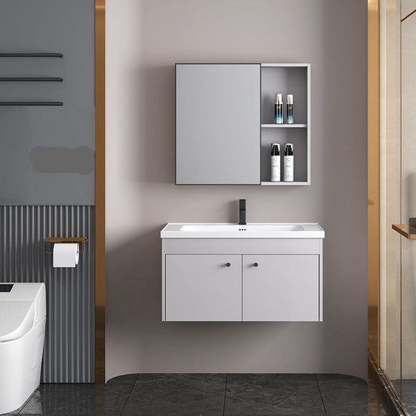Premium Bathroom Vanity Cabinet with Ceramic Basin & Mirror – Available in 2 Sizes 600mm