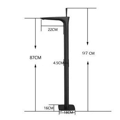 Bassino Luxury Floor-Mounted Bathtub Mixer Tap – Premium Tall Body Freestanding Bath Filler | Elegant Gold Finish | High-Flow Spout | Modern Designer Bathroom Faucet for Bathtubs