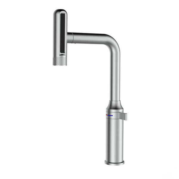 Pull-Out Kitchen Sink Mixer Tap | 3-Function Spray | 360° Swivel | 7-Year Warranty Silver