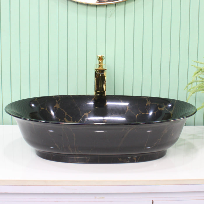 Premium Designer Table top/Counter top Wash Basin/Vessel sink (22x16x6 In) BTT-1334