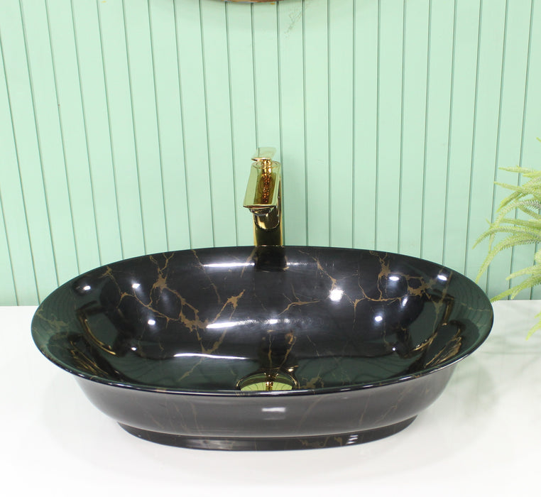 Premium Designer Table top/Counter top Wash Basin/Vessel sink (22x16x6 In) BTT-1334