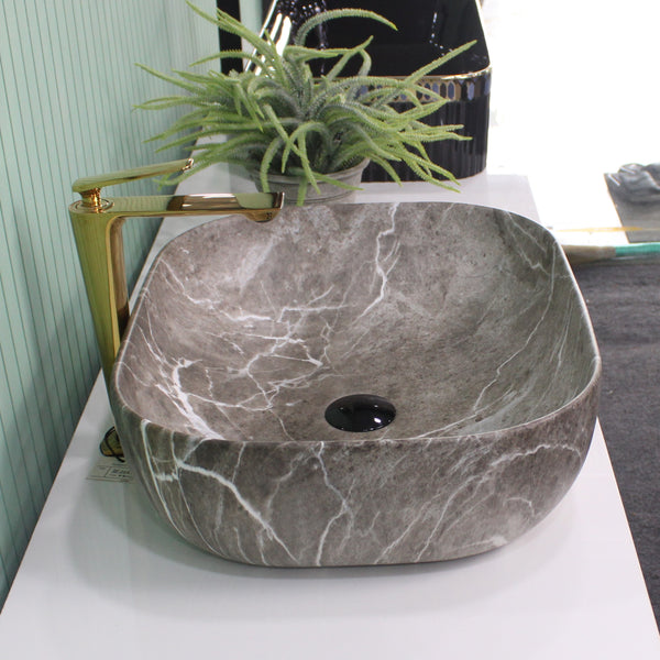 Premium Designer Table top/Counter top Wash Basin/Vessel sink (20x16x6 In) BTT-1415
