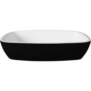 BASSINO Ceramic Wash Basin Countertop Tabletop Bathroom Sink Wash Basin(500x 380 x 140mm)