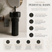 Luxury Floor Standing Black Marble Finish Wash Basin