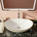 Luxury Gold Detailing Countertop Wash Basin