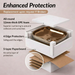 Luxury Gold Rectangular Basin Packaging