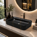 Luxury Matt Marble Countertop Wash Basin 
