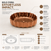 Luxury rose gold ceramic vessel wash basin for modern bathroom vanity by Bassino