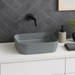 Matte Gray Melamine Wash Basin