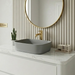 Matte Gray Melamine Wash Basin 9