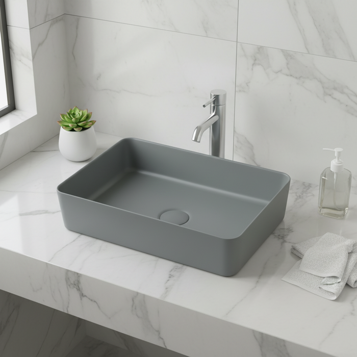  Modern Grey Melamine Wash Basin 2