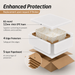 Modern Ivory Marble finish Countertop Wash Basin 