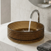 Modern Round Transparent Glass Wash Basin 