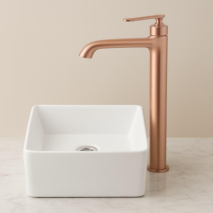 BASSINO Luxury Tall Basin Mixer Tap Modern Faucet | 5 Years Warranty