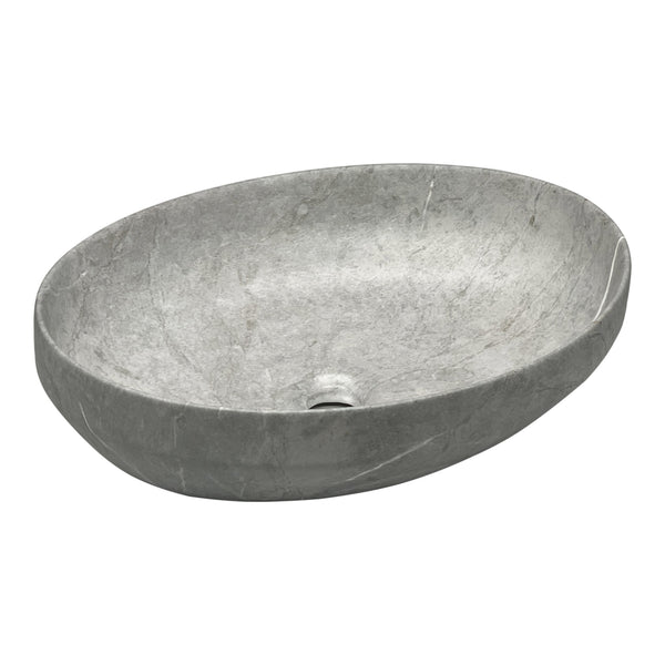 Premium Ceramic Designer Table Top Wash Basin, Refined Finish (20 × 14.5 × 5.5 In) MARBLE MATT-3