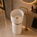 Pedestal Wash Basin with Rose Gold Belt 