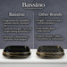 Premium Black & Gold Rectangular Luxury Countertop Wash Basin