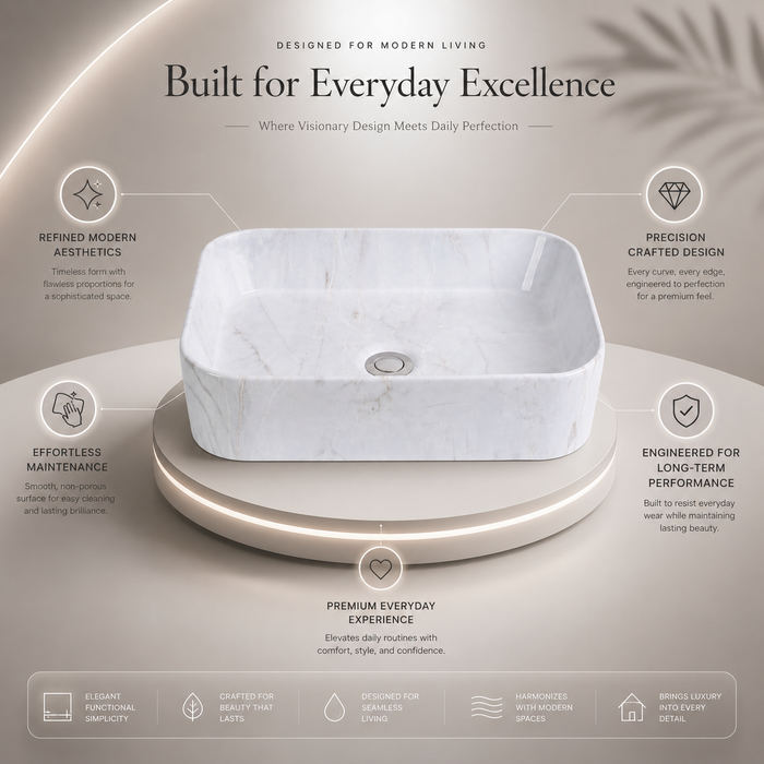 Premium Designer Multi-Print Table Top Basin (20x14x5 In)