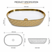 Premium Designer Table top/Counter top Wash Basin/Vessel sink 12