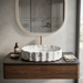 Premium Designer White with marble design Table top Wash Basin 