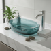 Rectangle Transparent Resin Wash Basin