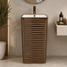 Rose Gold Ceramic Pedestal Wash Basin