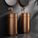Rose Gold Metal Pedestal Wash Basin