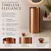 Rose Gold Metal Pedestal Wash Basin
