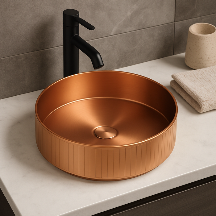 Rose Gold Stainless Steel Wash Basin