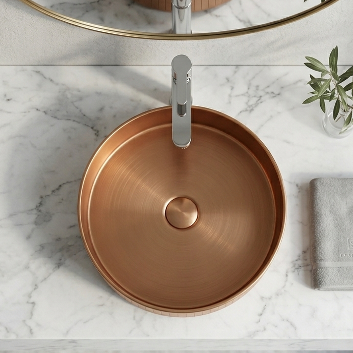 Rose Gold Stainless Steel Wash Basin