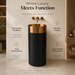 Rose Gold and Black Metal Pedestal Wash Basin  