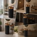 Rose Gold and Black Metal Pedestal Wash Basin  