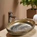Rose gold Glass Table Top Wash Basin
