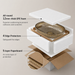 Rose gold Glass Table Top Wash Basin Packaging