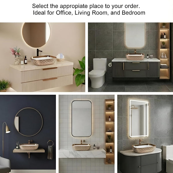 Premium Designer Table top Wash Basin (18x13x5.5 In) BTT-1089