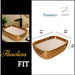Rose gold and White Table top Wash Basin 