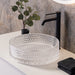 Round Transparent Glass Wash Basin